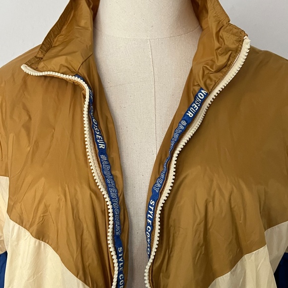 Bershka Color Block Wind Breaker M Medium - Picture 2 of 4